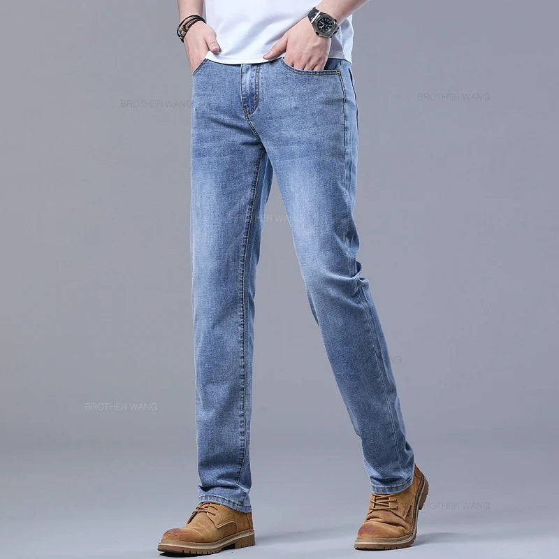 Men's Slim Fit Denim Jeans for Casual Everyday Wear
