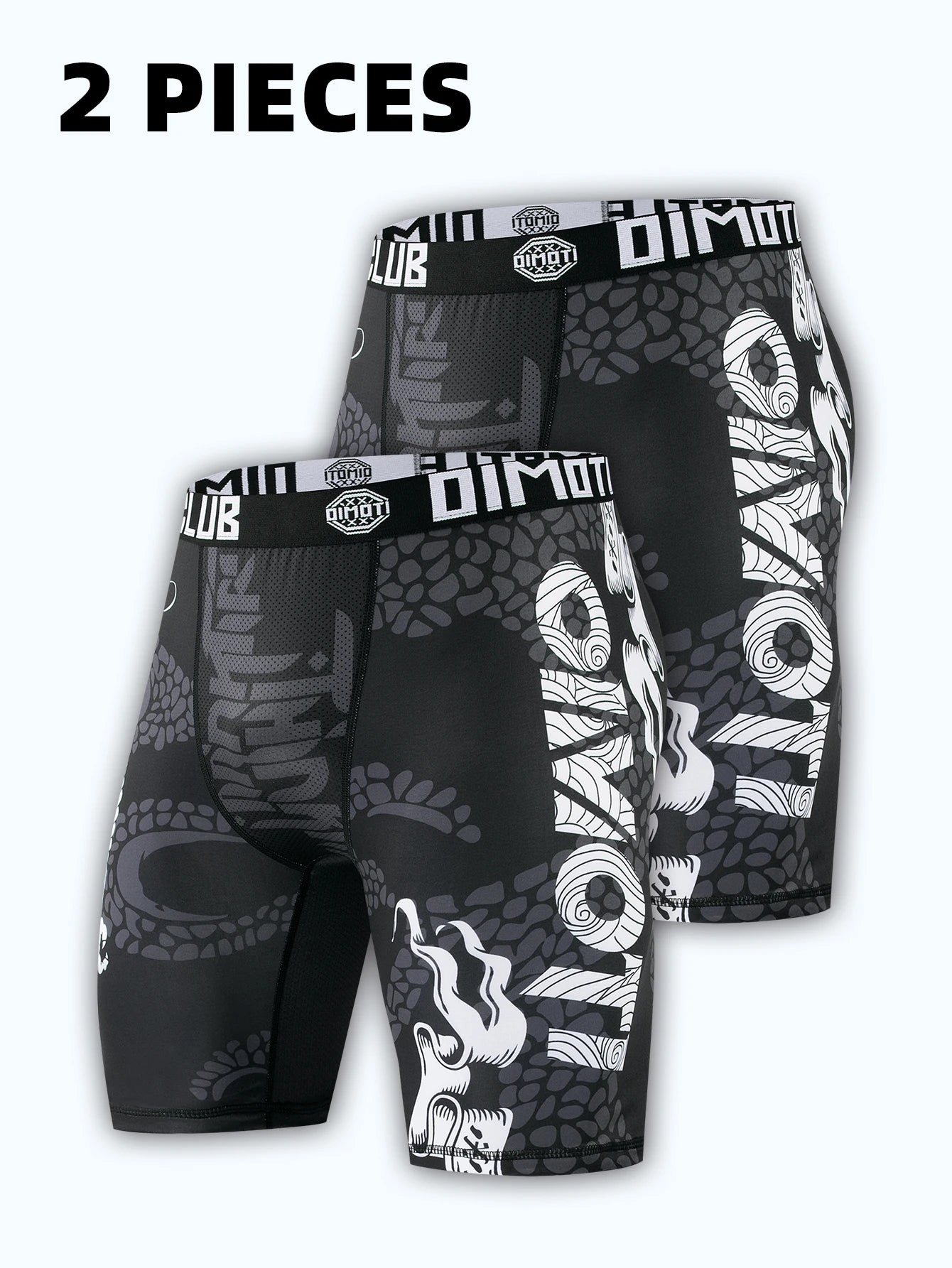 Men's Fitted Training Shorts for Gym and Running