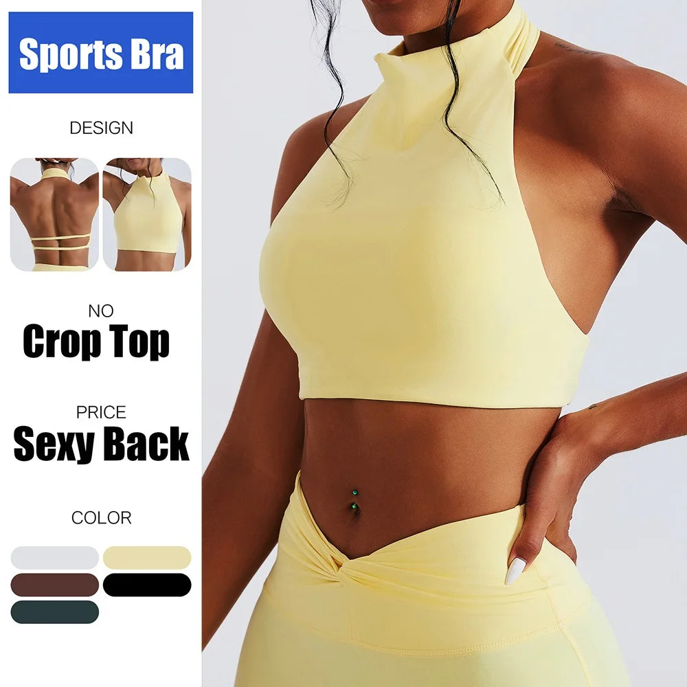 Women's High-Neck Sports Bra