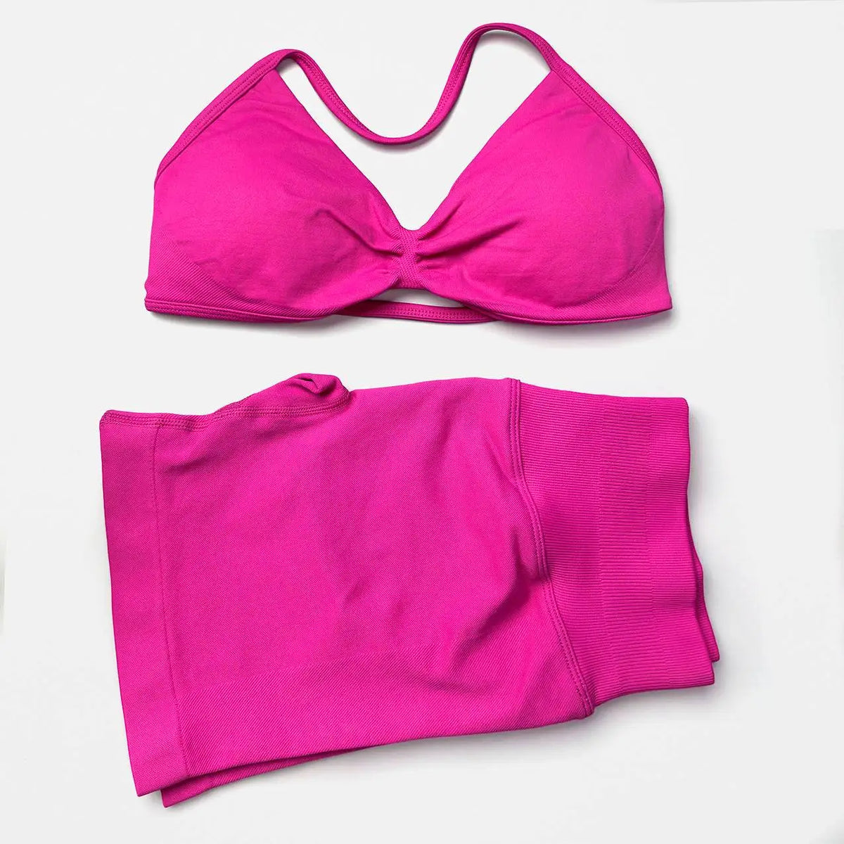Women's Halter Bra And Variable Bottoms Yoga Set