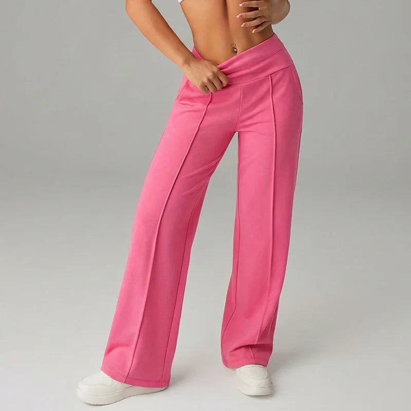 Women's Loose Wide Leg Yoga Pants For Workout Outfits