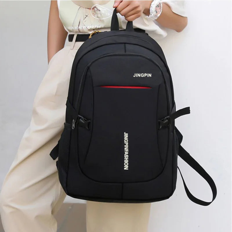 Multi Pocket Backpack with Carry Handle and Dual Shoulder Straps