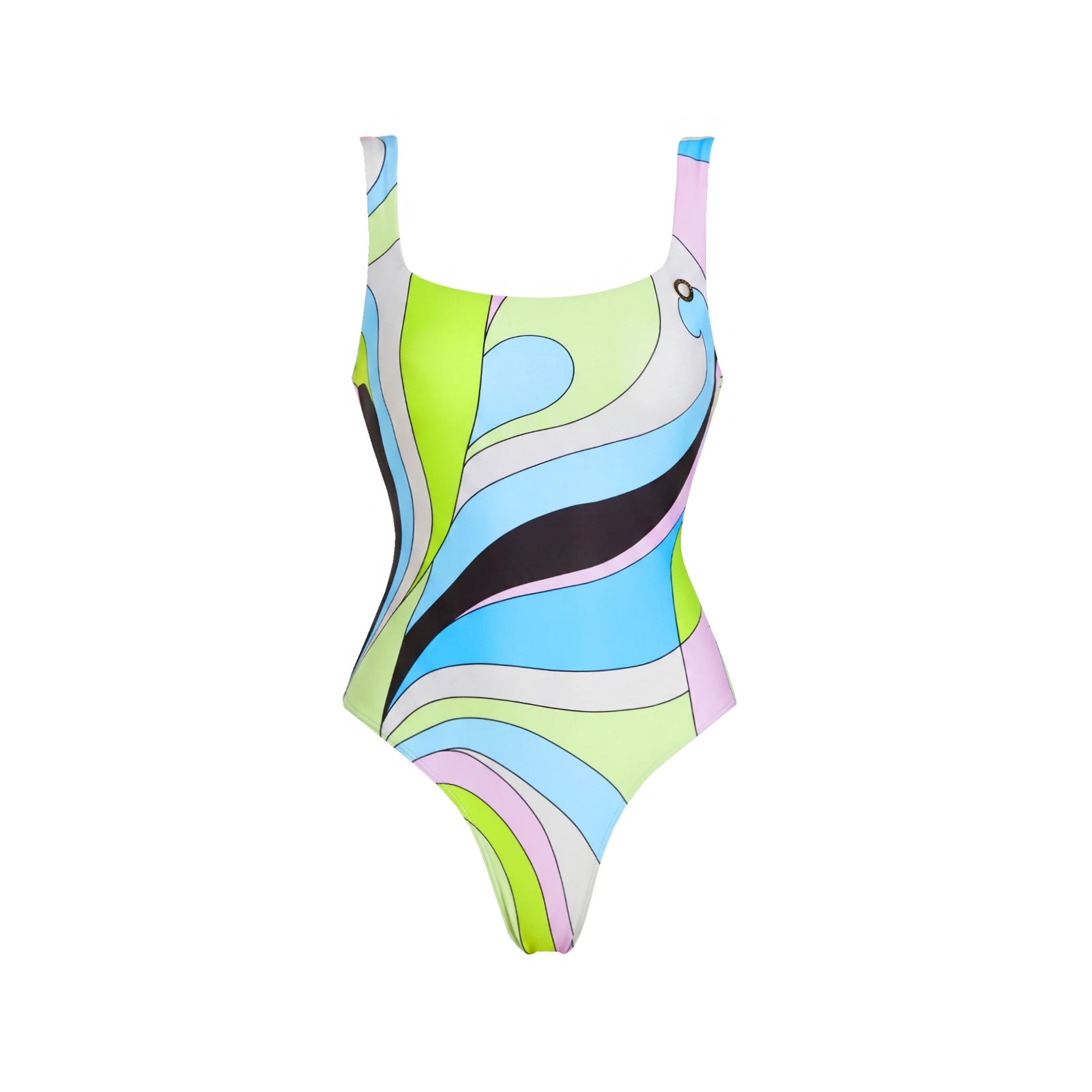 Printed Long Sleeve Swimsuit with Matching Skirt