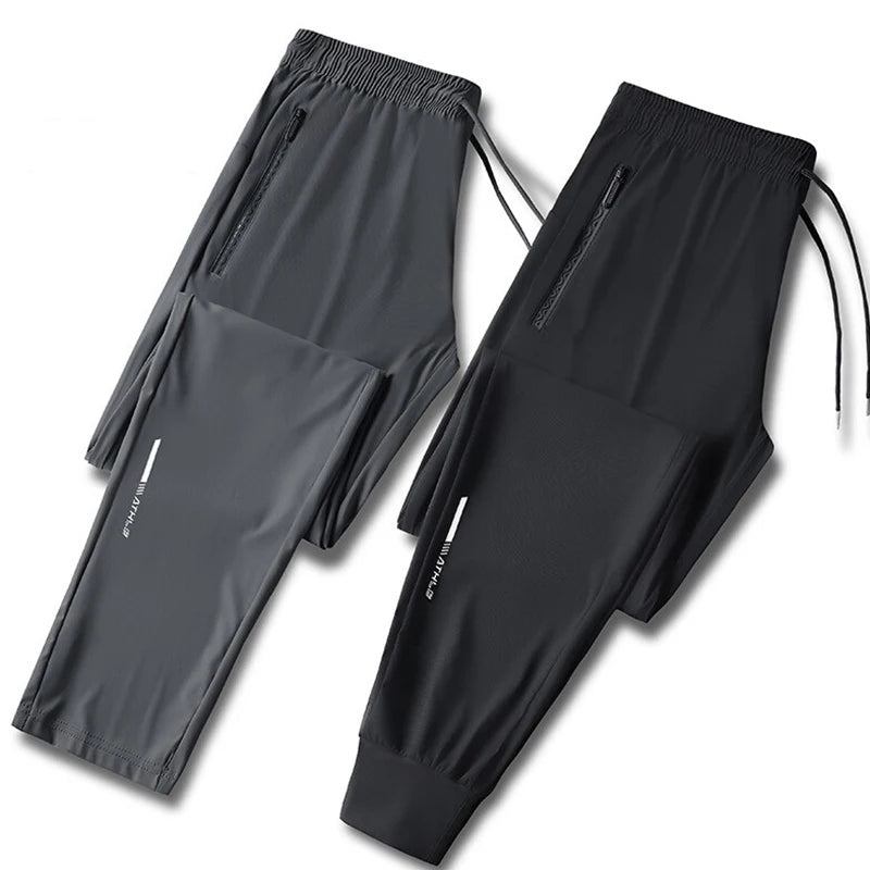 Men's Elastic Waist Casual Pants For Everyday Wear