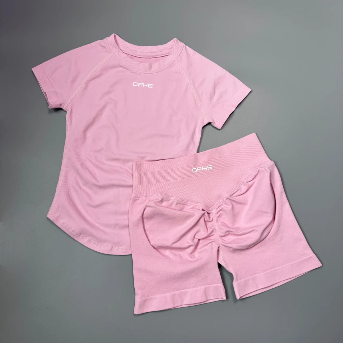 Women's Tee And Shorts Yoga Set For Workout Outfits