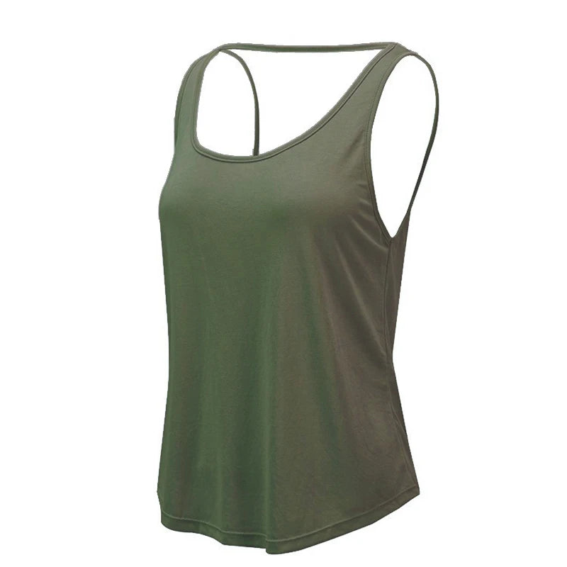 Women's Loose-Fit Sleeveless Workout Cover-Up