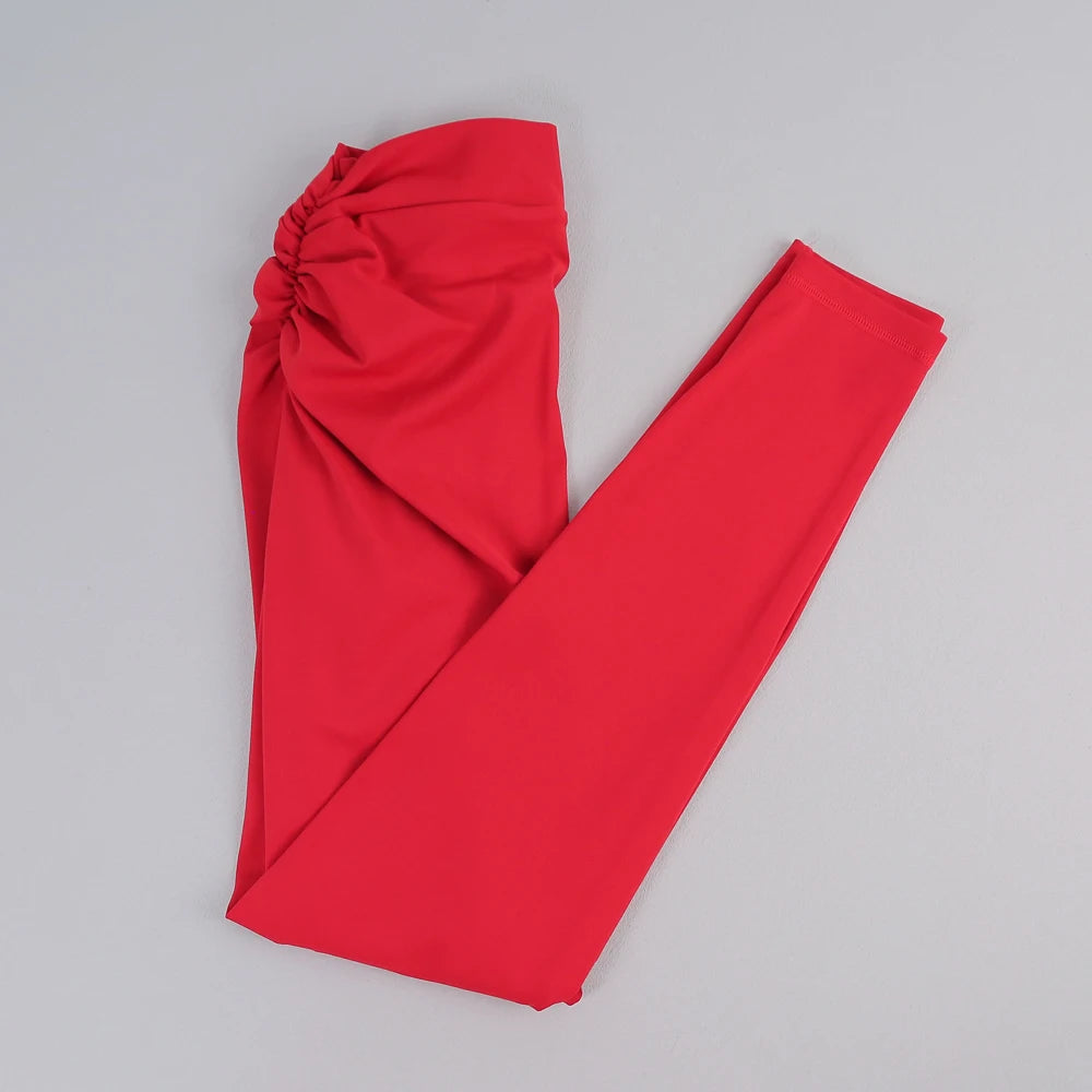 Women's V Back Full Length Leggings For Workout Outfits