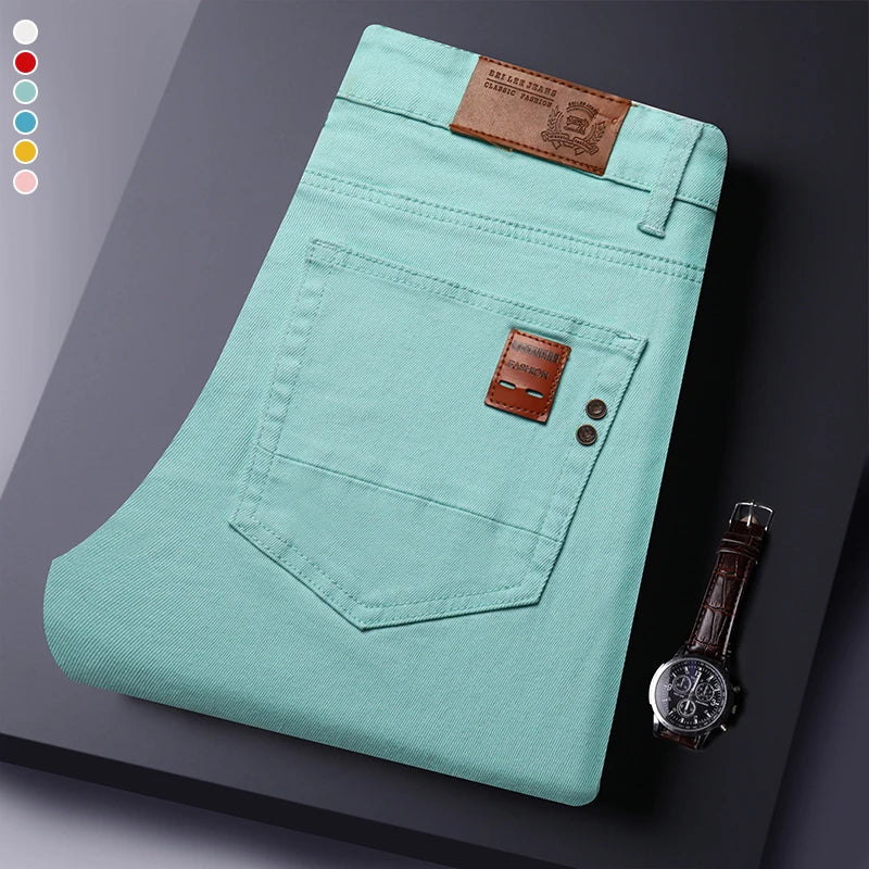 Men's Straight Leg Denim Jeans for Casual Everyday Wear