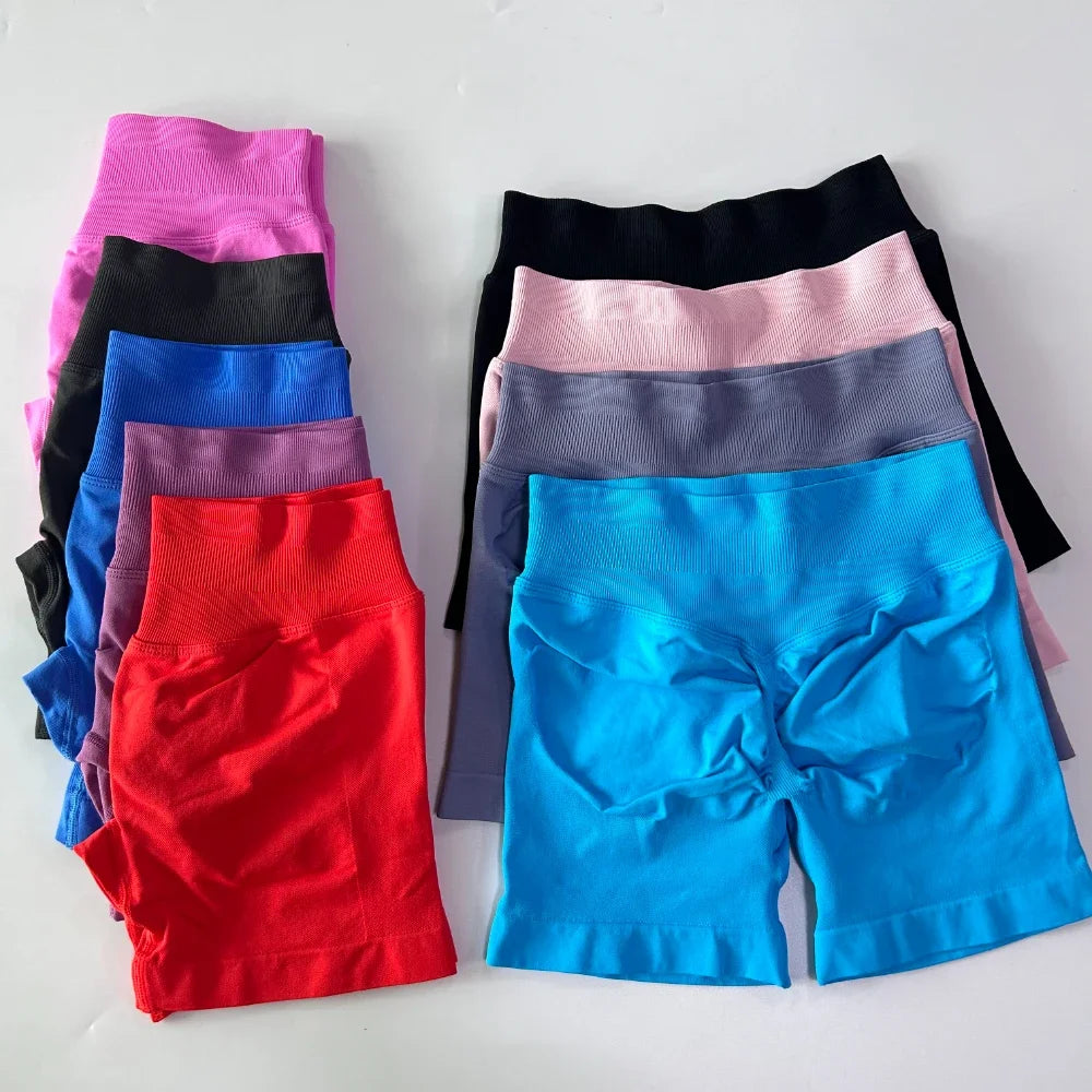 Women's Bandeau Top and Shorts Workout Set