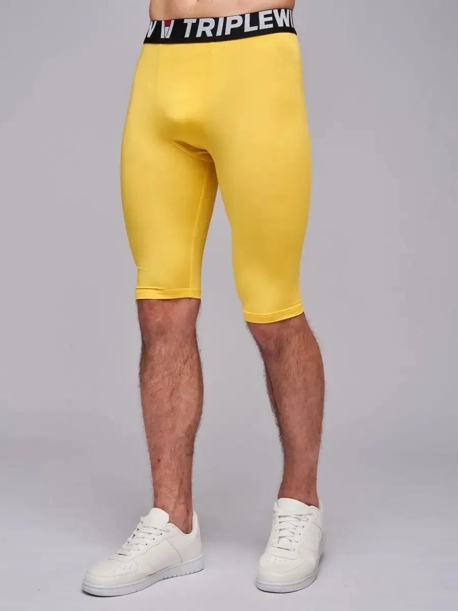 Men's Fitted Training Shorts for Gym and Running