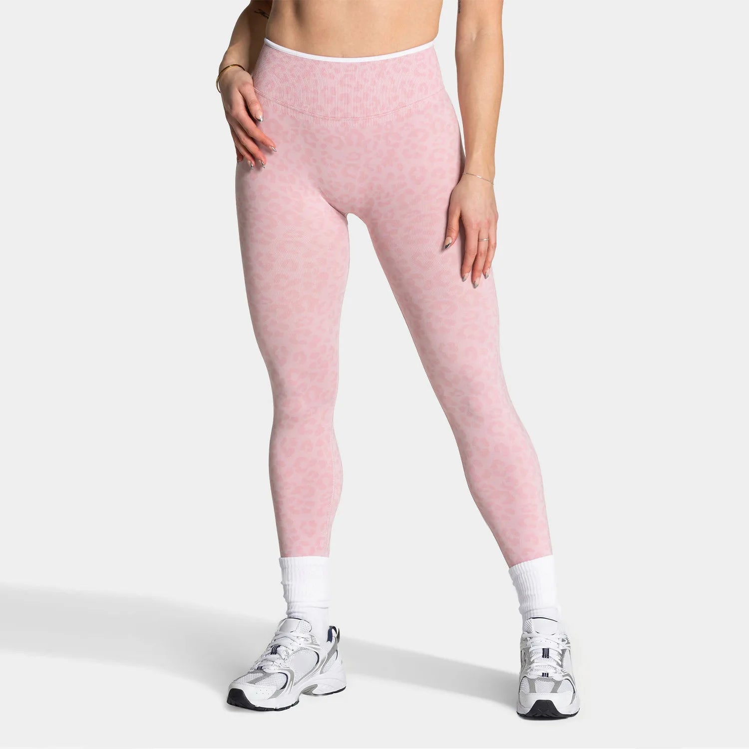 Women's Leopard Print Full Length Leggings For Workout Outfits