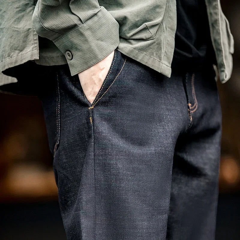 Men's Straight Leg Denim Jeans for Casual Everyday Wear