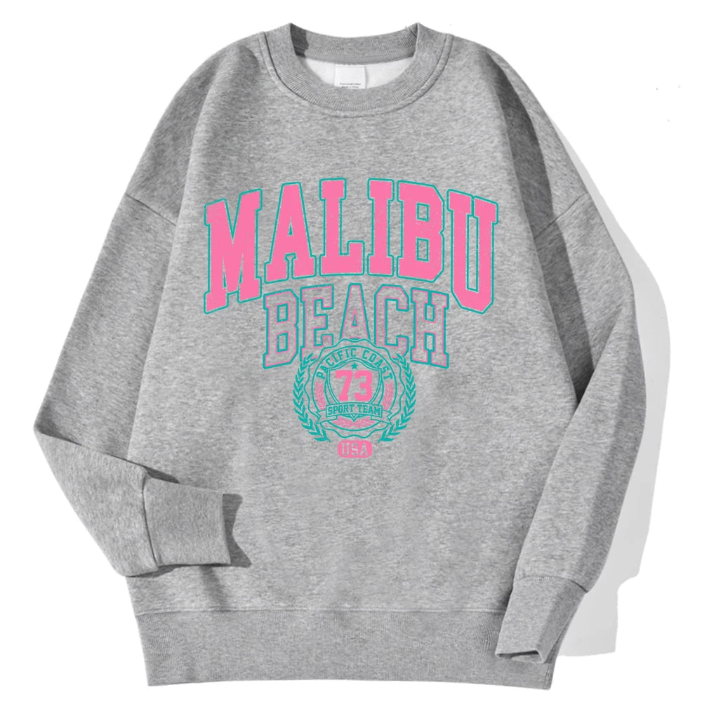 Letter Graphic Long Sleeve Pullover Casual Sweatshirt for Layering