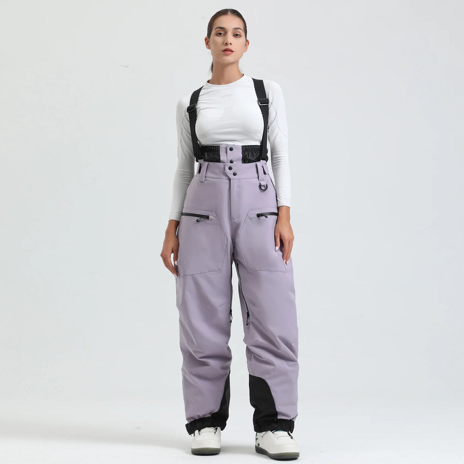 Full Length Suspender Ski and Snowboard Winter Bib Pants