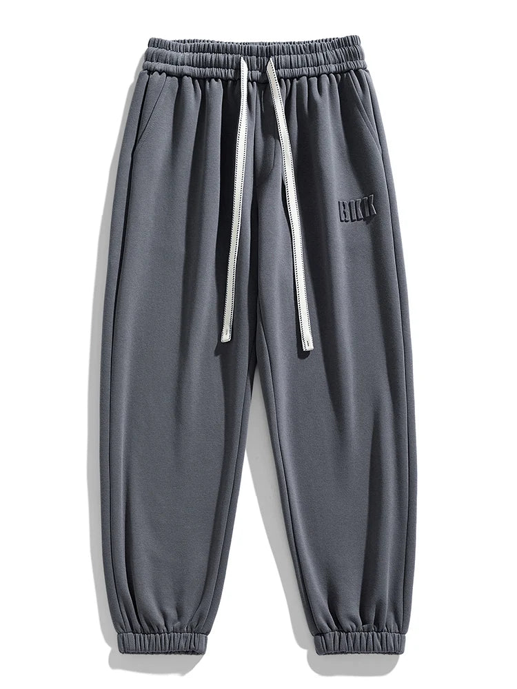 Men's Elastic Waist Loose Fit Casual Pants For Everyday Wear