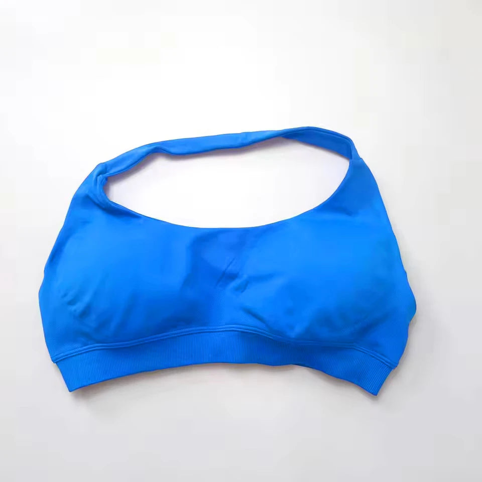 Women's Scoop Neck Halter Sports Bra