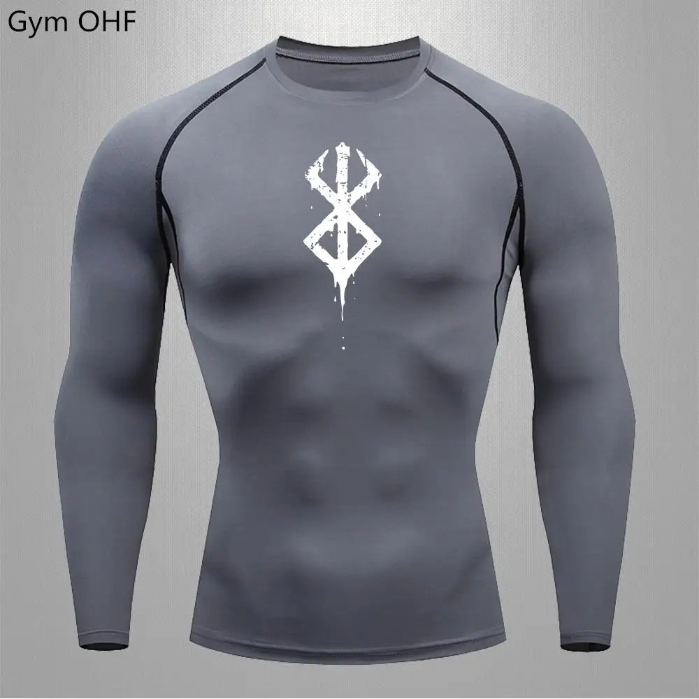Fitted Crew Neck Short Sleeve Compression T Shirt