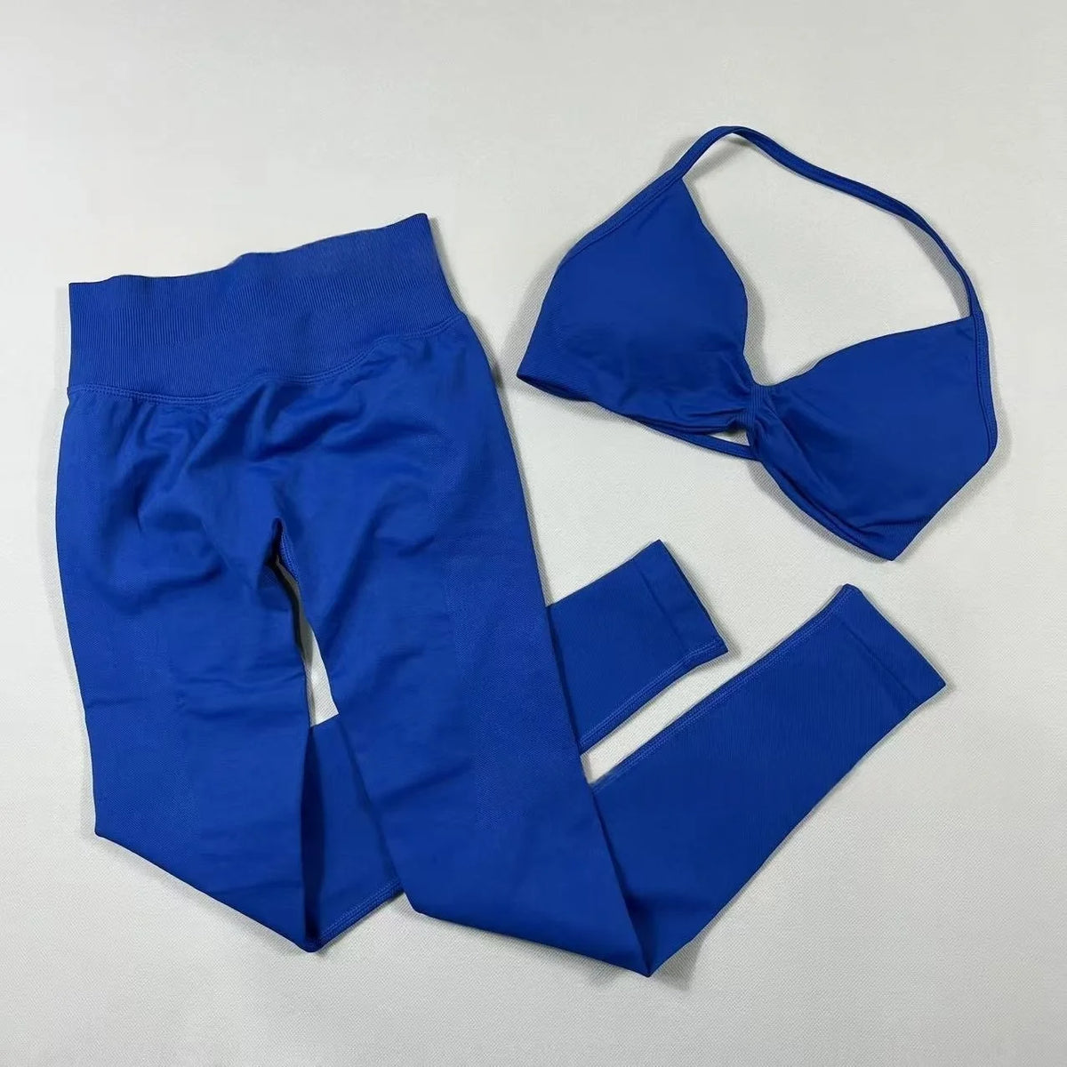 Women's Halter Bra And Leggings Yoga Set For Workout Outfits