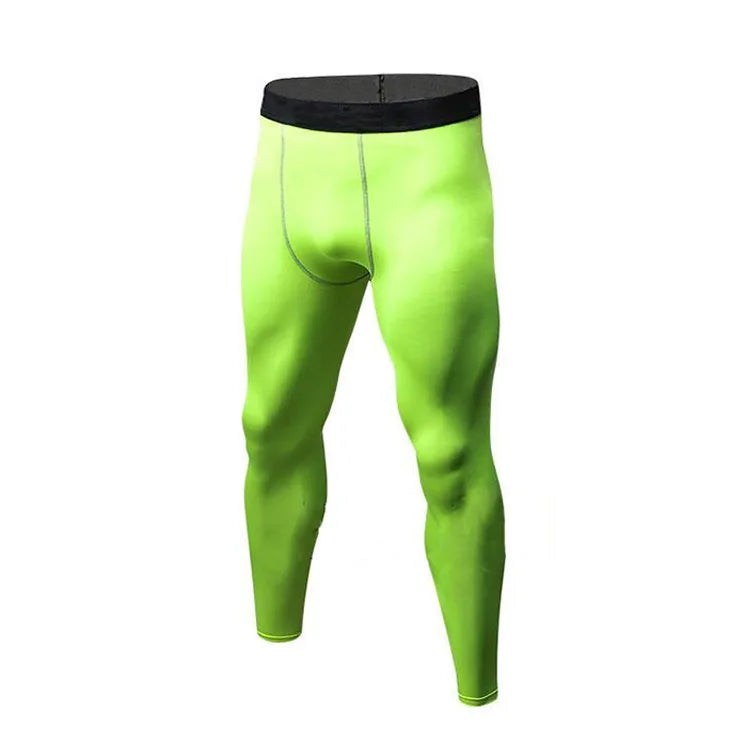 Men's Fitted Training Leggings for Gym and Running