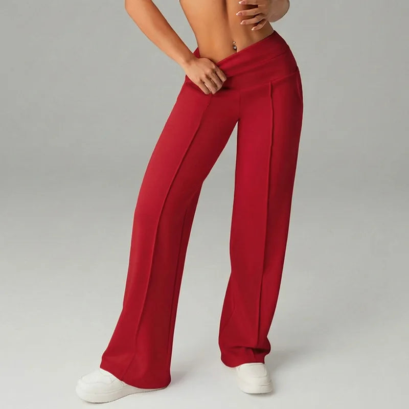 Women's Loose Wide Leg Yoga Pants For Workout Outfits