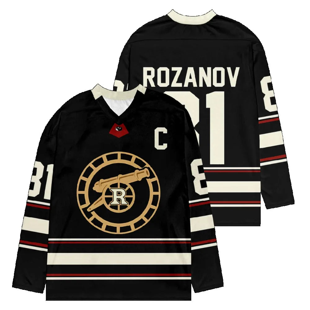 Rozanov Number Eighty One Long Sleeve Jersey For Sports Outfits