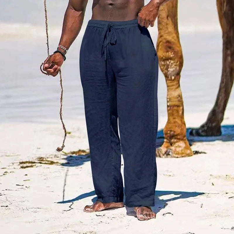 Men's Elastic Waist Casual Pants For Everyday Wear