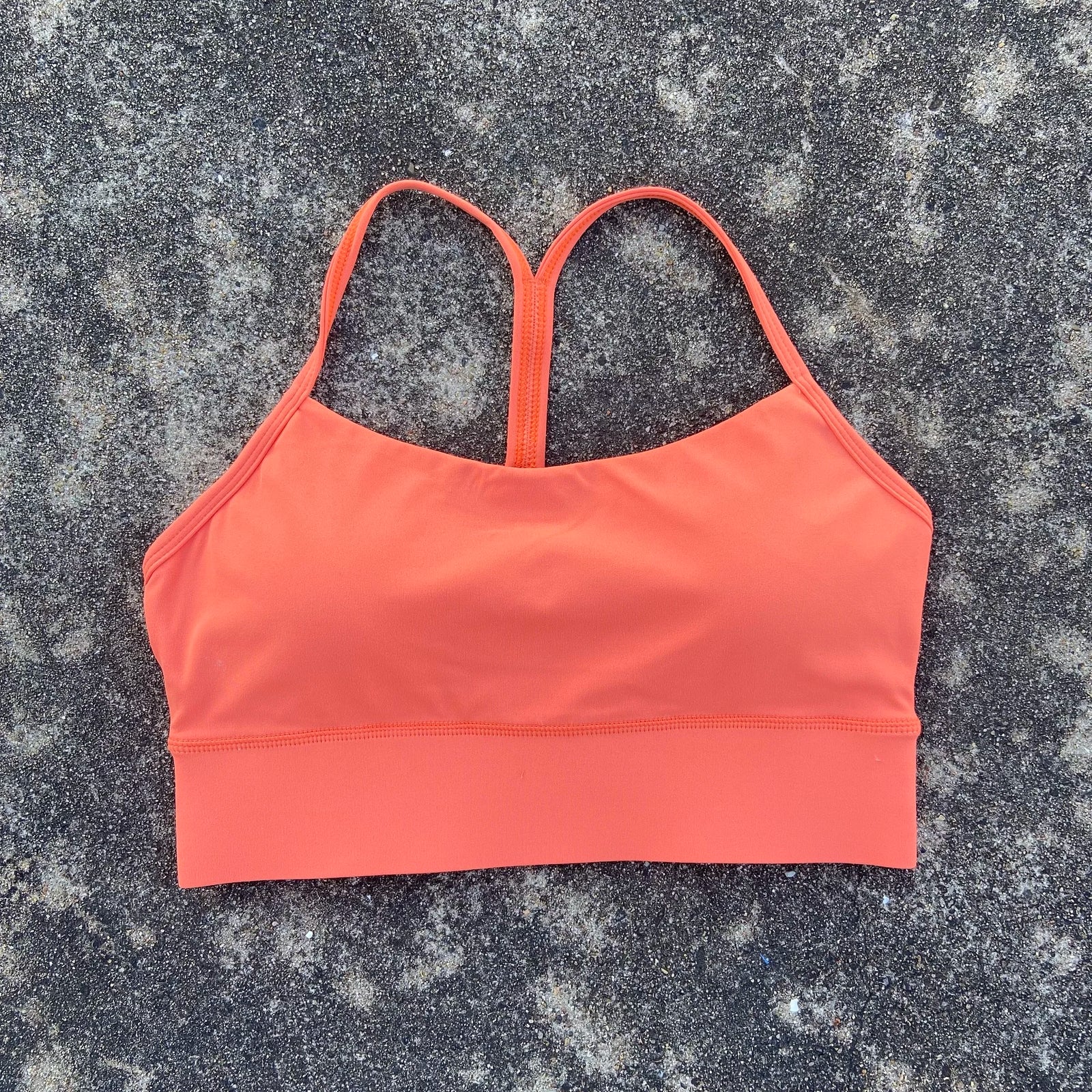 Women's Thin Strap Scoop Neck Sports Bra