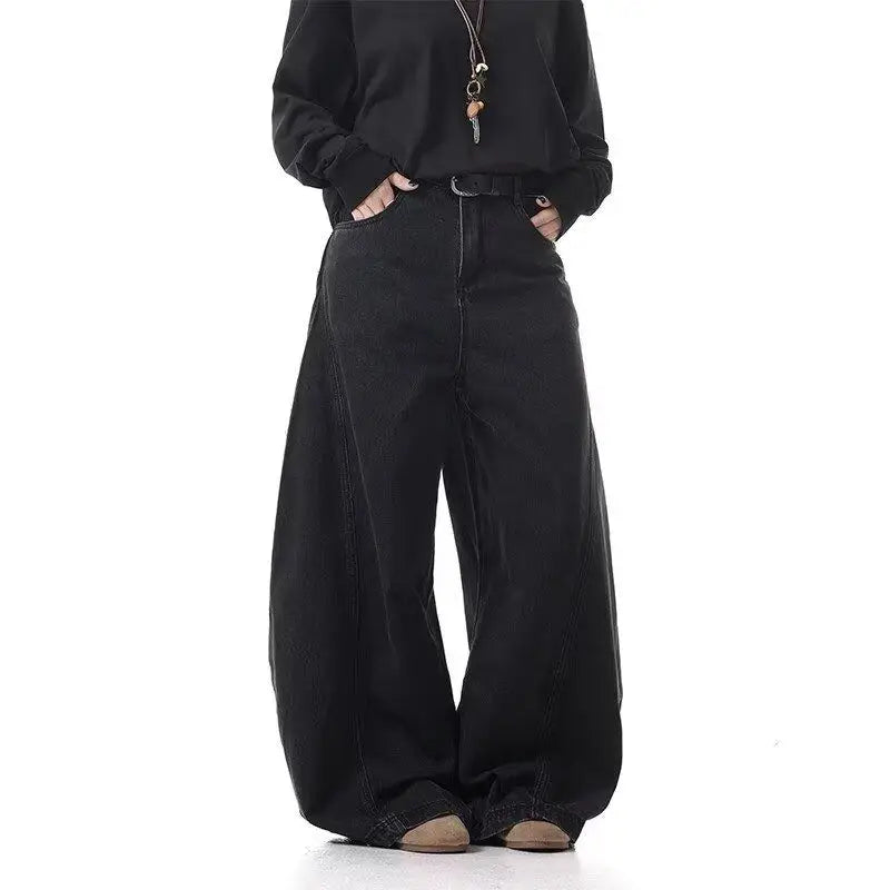 Men's Wide Leg Denim Jeans for Casual Everyday Wear
