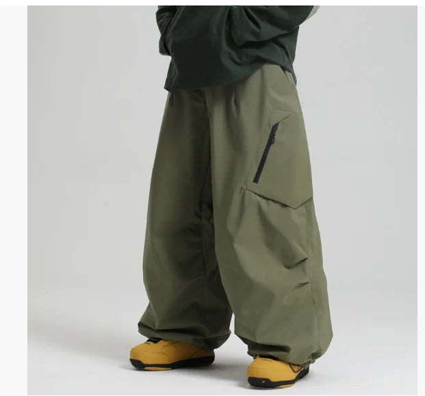 Full Length Loose Fit Ski and Snowboard Winter Pants