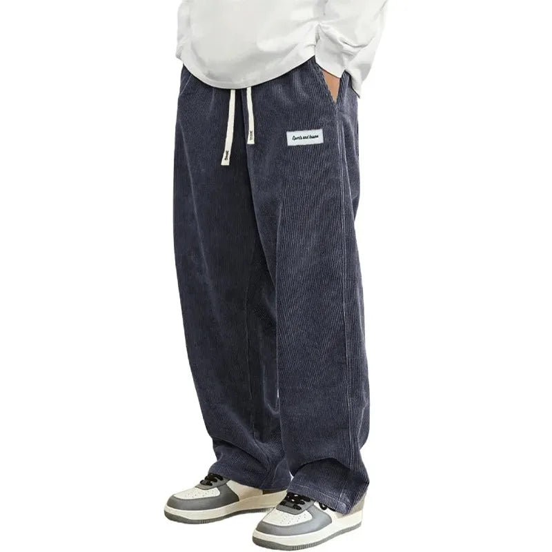 Men's Elastic Waist Casual Pants For Everyday Wear
