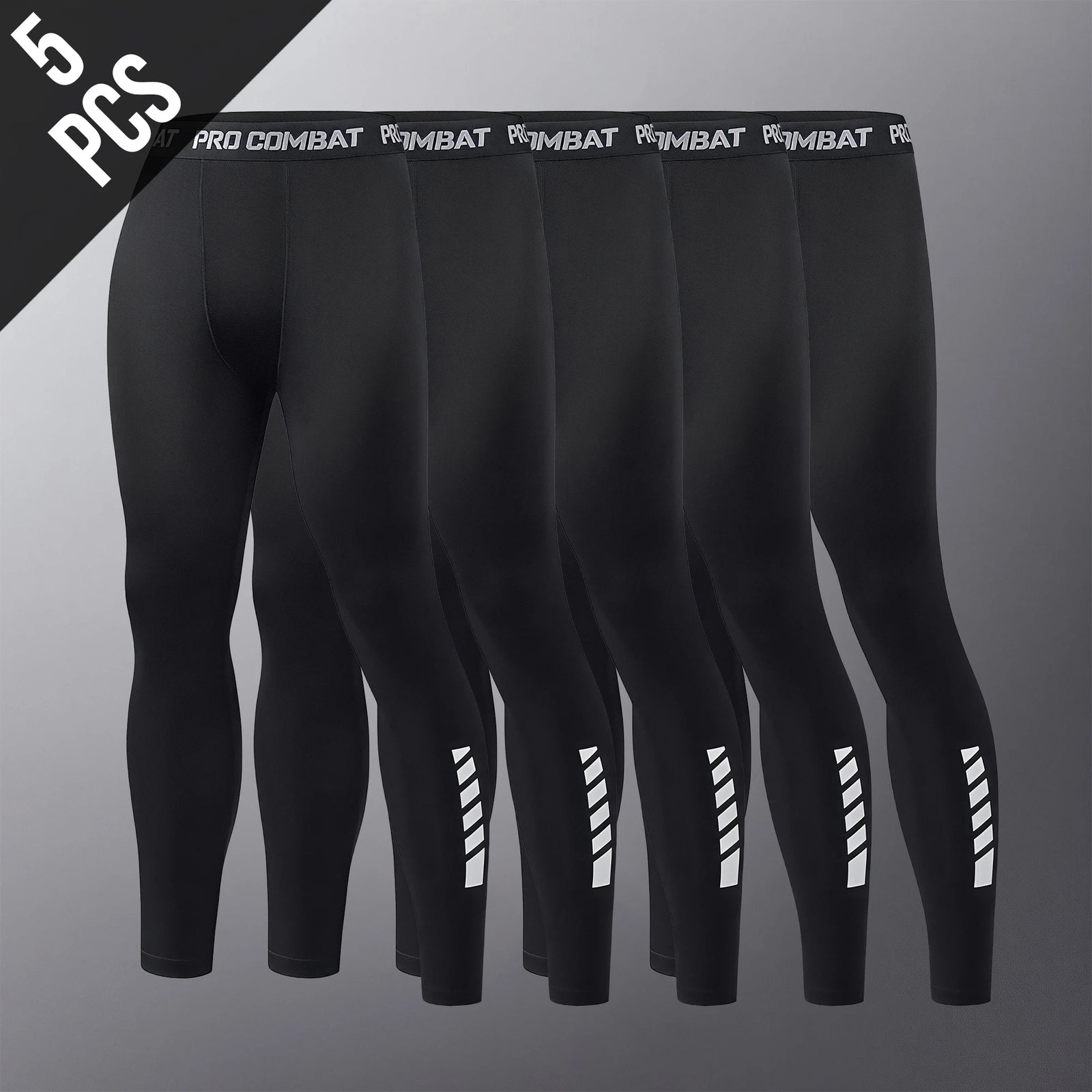 Men's Fitted Training Leggings for Gym and Running