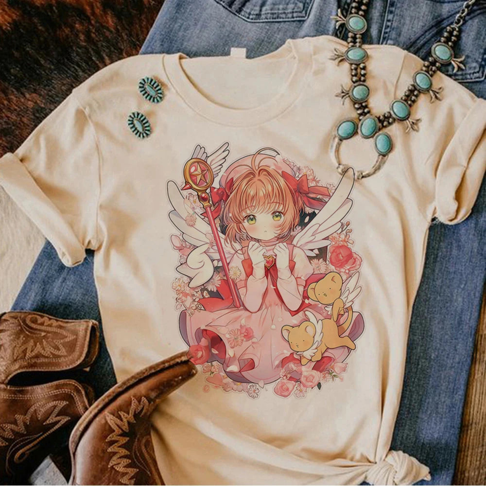Cardcaptor Sakura Graphic Short-Sleeve T-Shirt