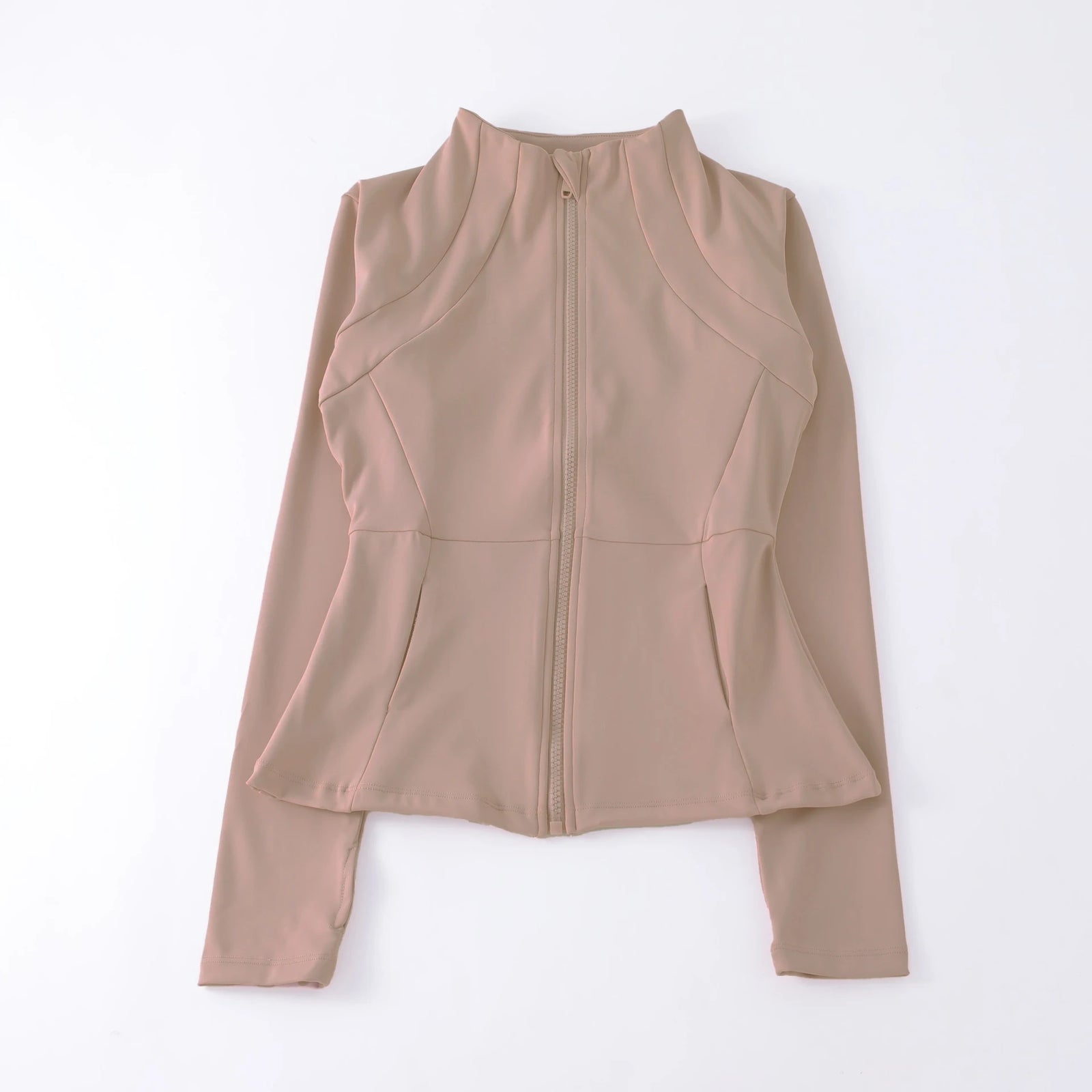 Women's Stand Collar Zip-Front Yoga Jacket