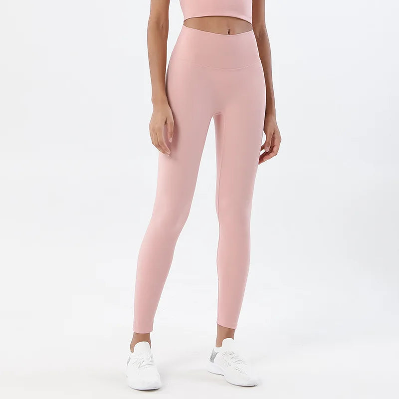 Women's Side Pocket Full Length Leggings For Workout Outfits