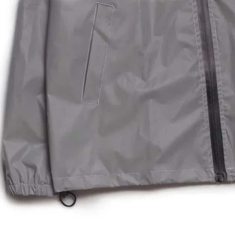 Hooded Long Sleeve Full Zip Casual Streetwear Jacket