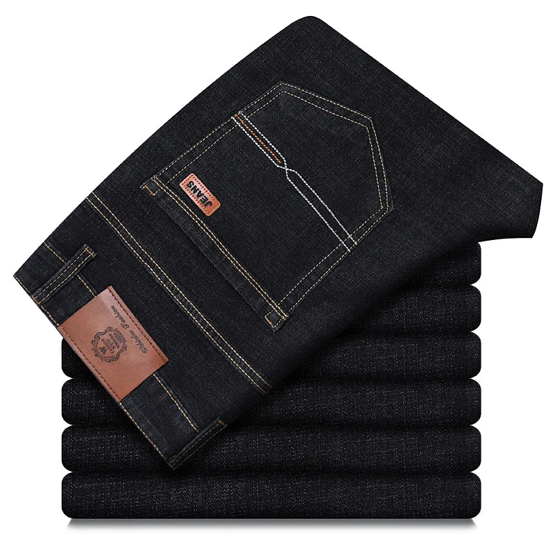 Men's Straight Leg Denim Jeans for Casual Everyday Wear