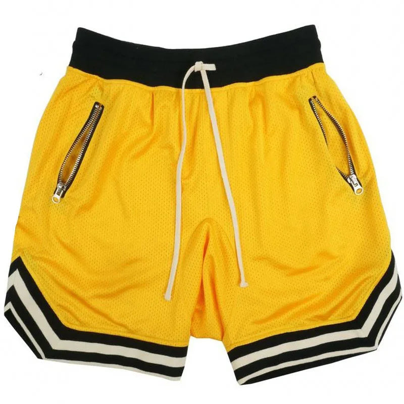 Men's Contrast Trim Drawstring Shorts