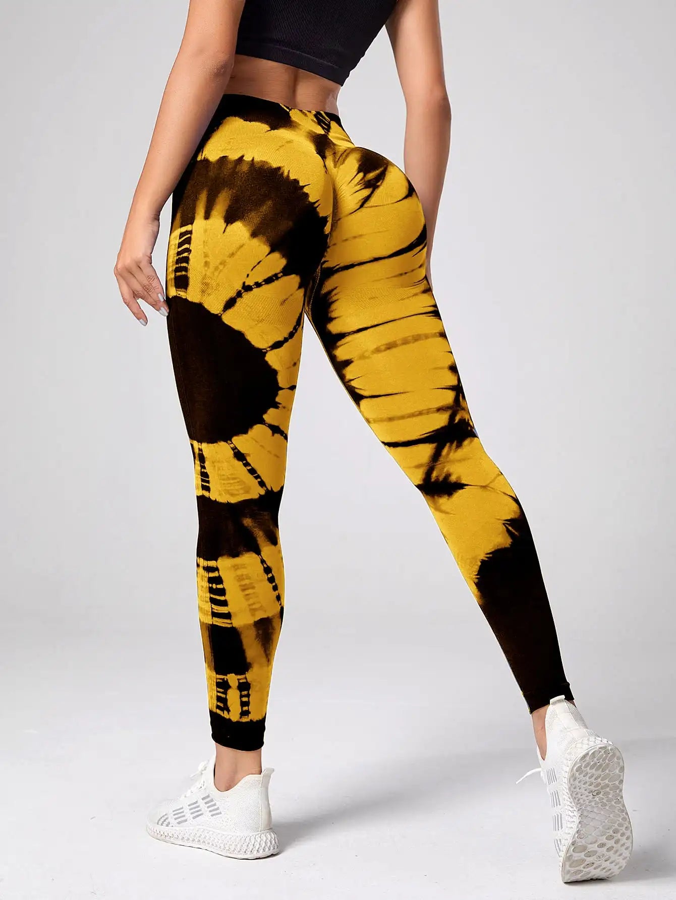 Women's Tie Dye Full Length Leggings For Workout Outfits
