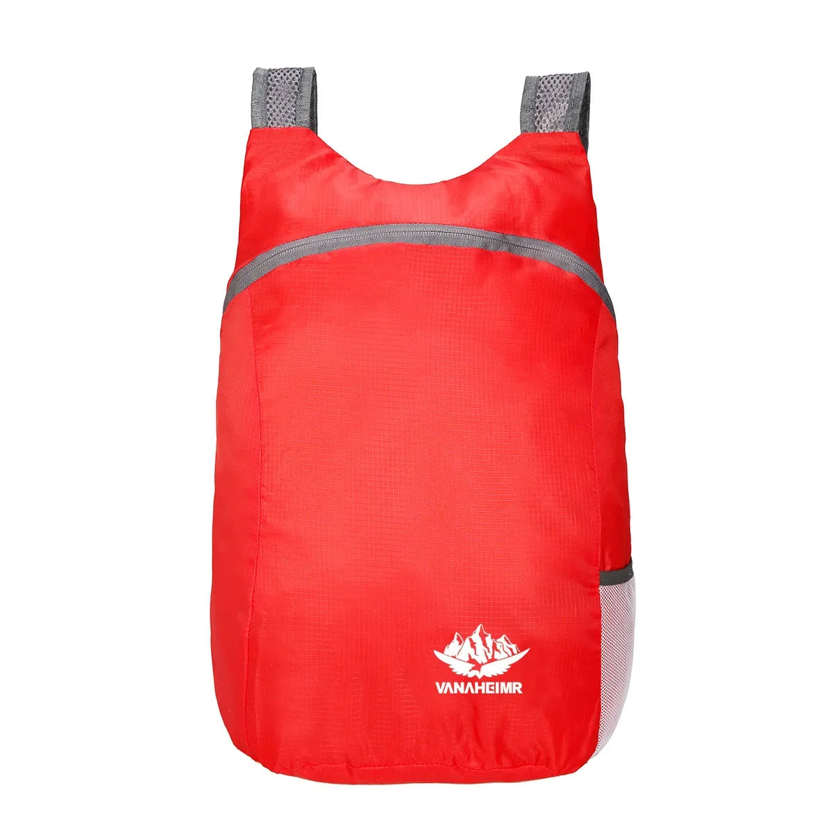 Foldable Backpack with Front Pocket and Side Bottle Pockets