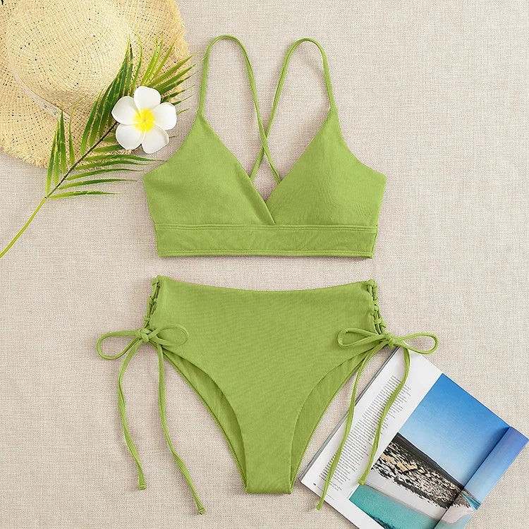 V-Neck Triangle Bikini