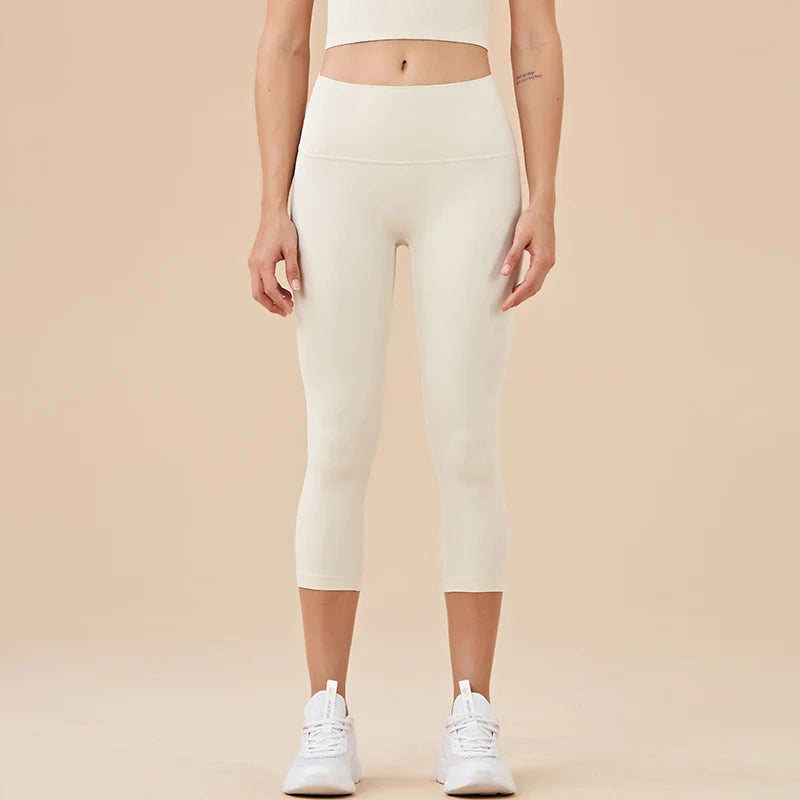 Women's High Waist Capri Leggings For Workout Outfits