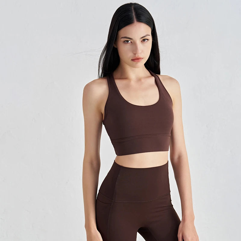 Women's Ribbed Racerback Cropped Tank Top