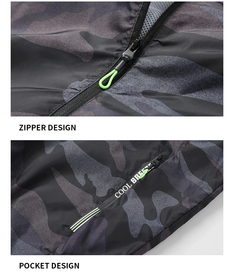 Four-Fan Zip-Front Outdoor Vest