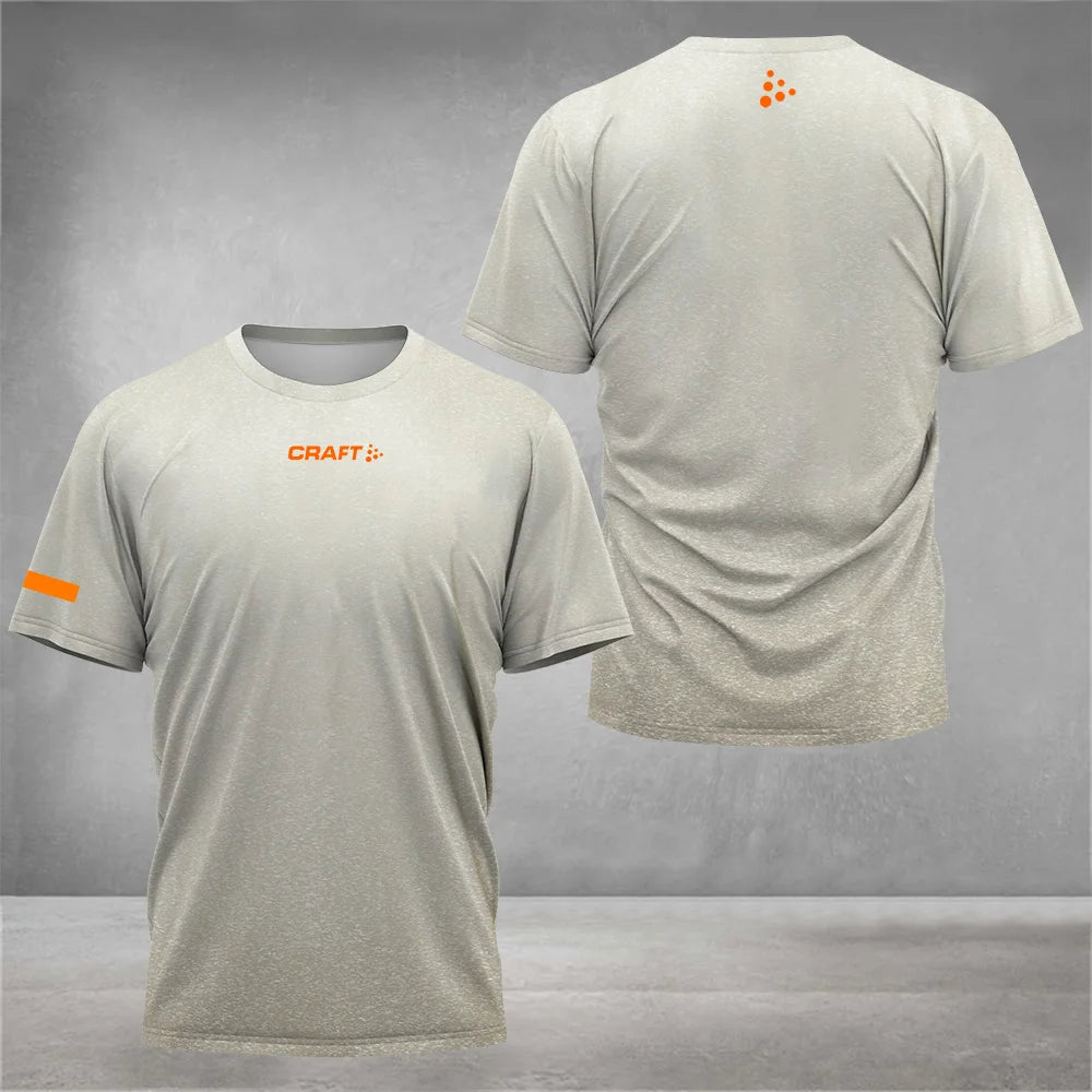 Printed Court Sports Short Sleeve T-shirt For Sports Outfits