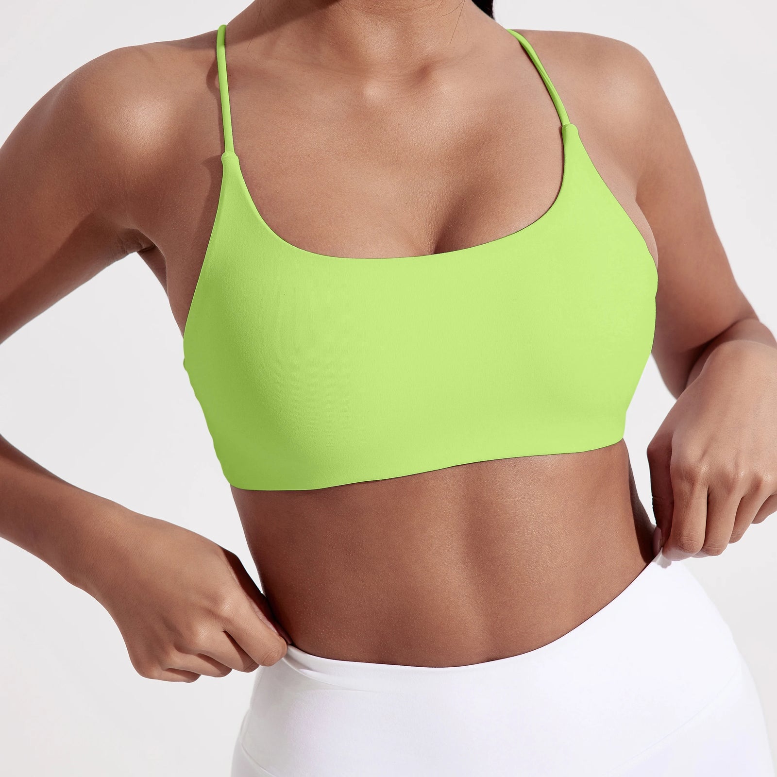 Women's Multi Strap Cross Back Sports Bra