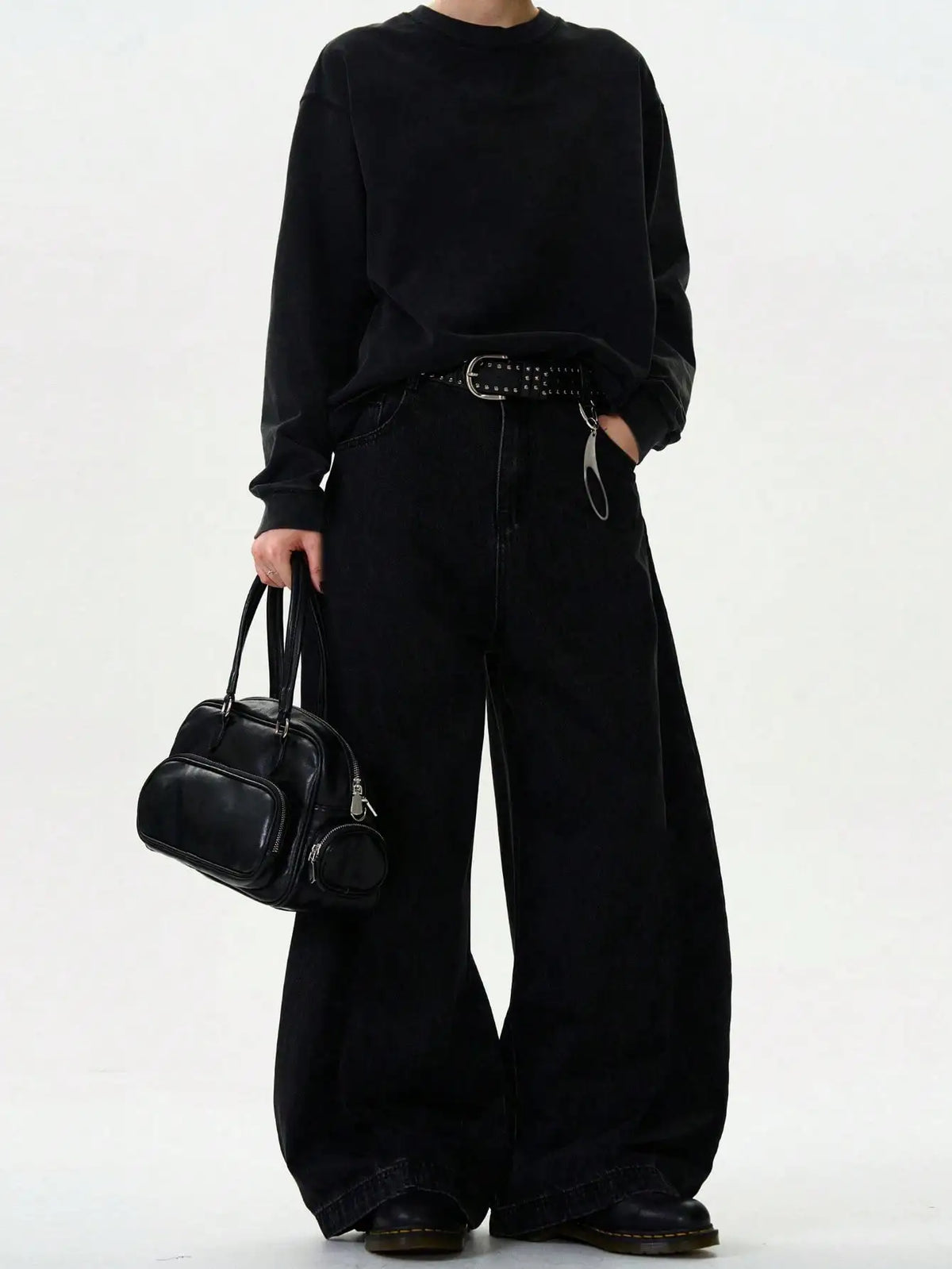 Men's Wide Leg Denim Jeans for Casual Everyday Wear