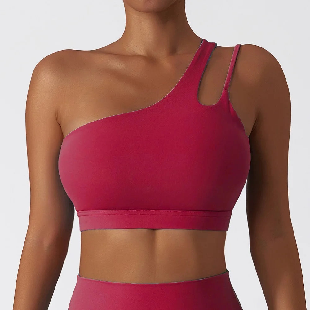 Women's One-Shoulder Sports Bra