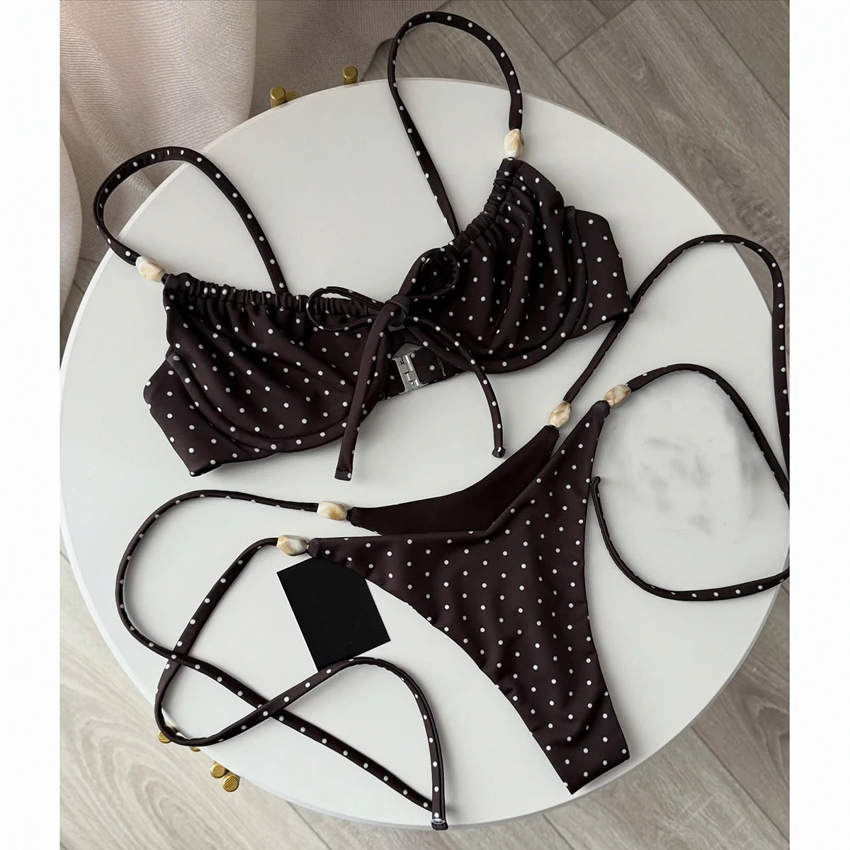 Polka Dot Triangle Bikini