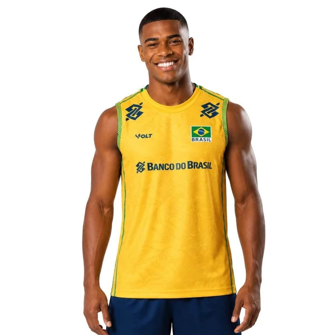 Brazil Beach Volleyball Sleeveless Tank Top For Sports Outfits