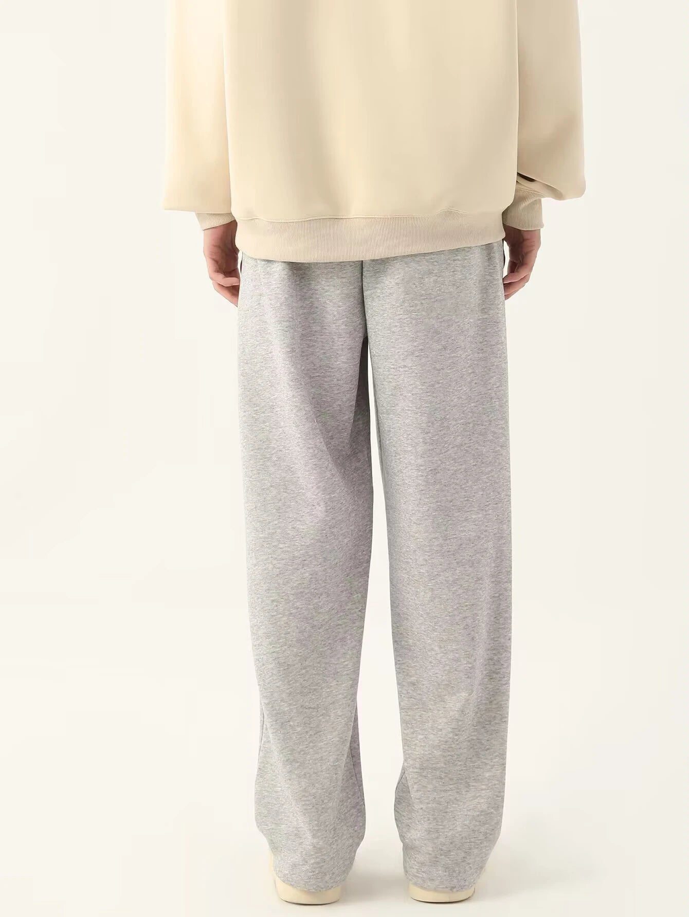 Men's Elastic Waist Loose Fit Casual Pants For Everyday Wear
